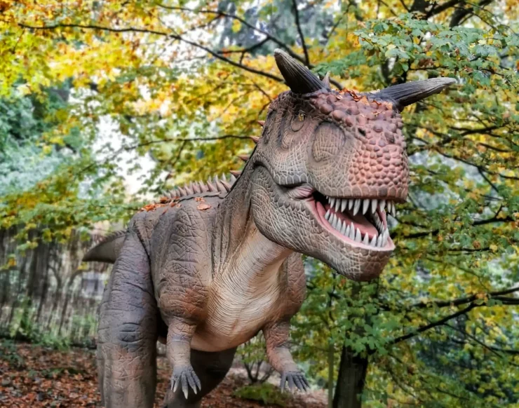 Carnotaurus at Blair Drummond Safari Park.